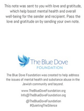 Load image into Gallery viewer, 12 Count Box of Blue Dove Foundation Gratitude Cards